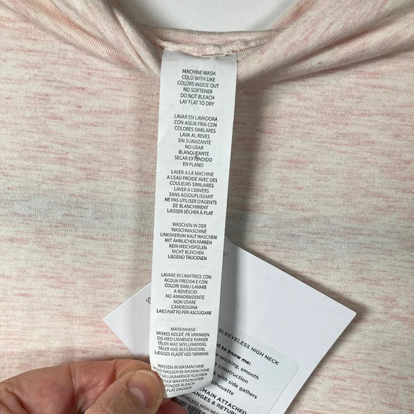 Fabletics Kathie Tunic‎ Tank, Size Large, Pale-Pink, Sleeveless, New with Tags - Picture 7 of 10